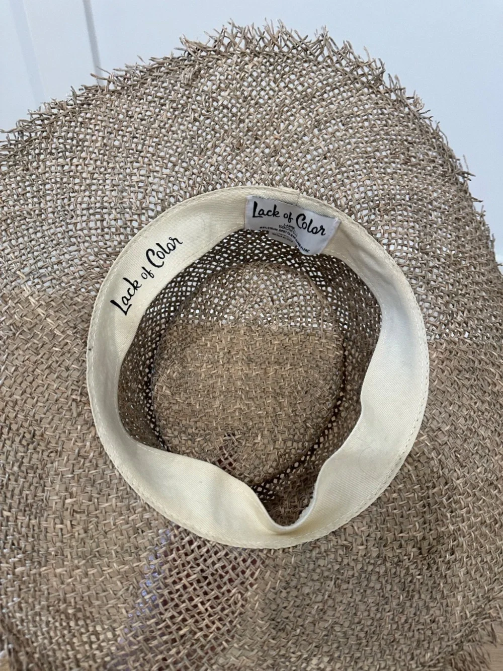 Lack of Color Sun Hat Size Large (59cm)